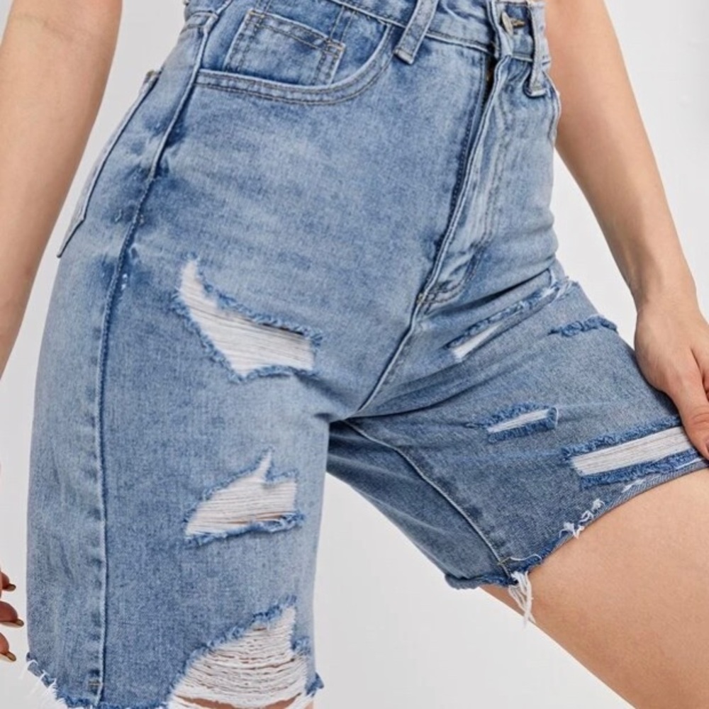Denim Baggy shorts